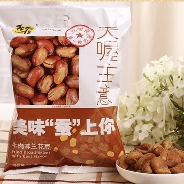 【中国大陆青豆其他零食】天喔主意-牛肉味兰花豆120g 营养丰富 口感鲜美【图片 价格 品牌 报价】-国美在线米米乐美食专营店